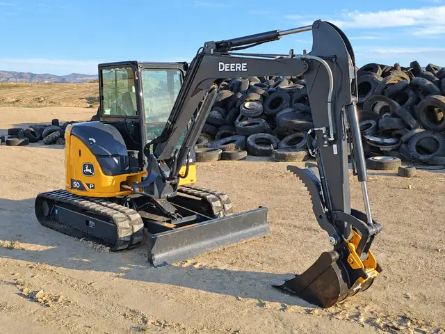 50P in foreground · Other equipment rented separately